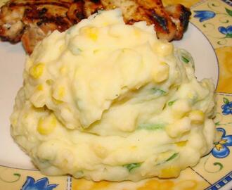 Mashed Potatoes With Corn and Chives
