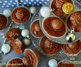 Cupcakes aux Ferrero Rocher...