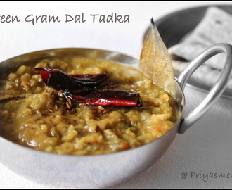 Green Gram Dal Tadka / Diet Friendly Recipe - 91 / #100dietrecipes