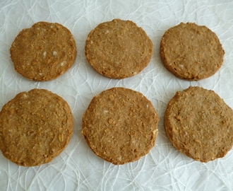 cookies diététiques complets avoine et orge au beurre de cacahuète (sans sucre et sans oeufs)