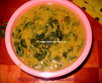 Murungai Keerai Kuzhambu - Drumstick Leaves Curry