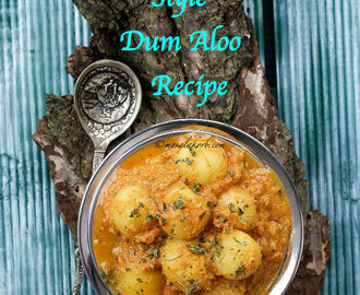 Restaurant Style Dum Aloo Recipe  | How to make Dum Aloo Punjabi | Aloo Dum Curry Recipe | Recipe for Potato Curry Indian | Punjabi Dum Aloo Recipe