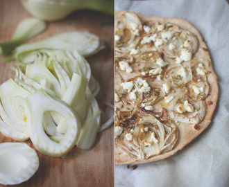 Caramelized Fennel and Goat Cheese Flatbread