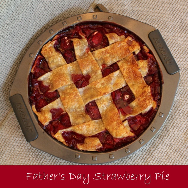 Father's Day Strawberry Pie