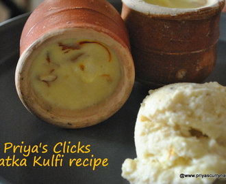 Matka Kulfi Recipe , how to make classic mava-badam kulfi at home