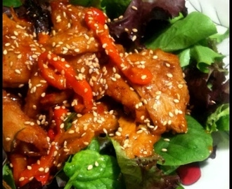 Meatless Monday: Korean BBQ Seitan Salad