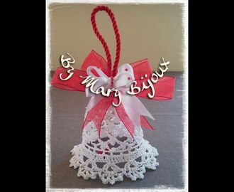 Campana uncinetto/Crocheted Christmas Bell with English surtitles