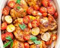One-Pan Paprika Chicken with Potatoes and Tomatoes
