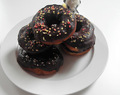 Chocolate glazed doughnuts - czekoladowe donuty