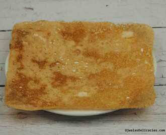 Instant Rava and flax meal dosa
