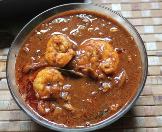 Chettinad Eral Kuzhambu Recipe / Chettinad Prawn Curry Recipe