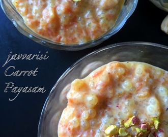 Javvarisi Carrot Payasam | Sago-Carrot Pudding | Quick Indian Sweets
