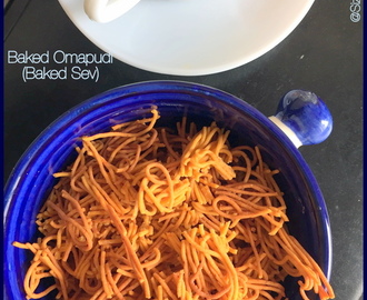 Omapodi (Baked version) | Baked Omapodi | How to make Baked Sev | Baked Savoury