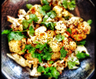 Cauliflower Roasted with Black Mustard Seed, Cumin Seed and Curry Leaves