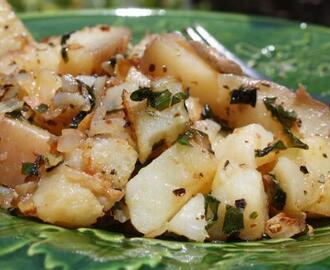 Simple Greek Home Fries in a Quickness