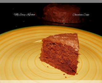 Easy Chocolate Cake with Buttercream Cocoa Frosting / How to make easy Chocolate Cake