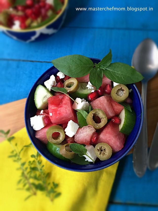 Watermelon Feta Salad | How to make Watermelon Feta Salad at Home | Summer Special Recipe | Gluten Free and Vegan Recipe