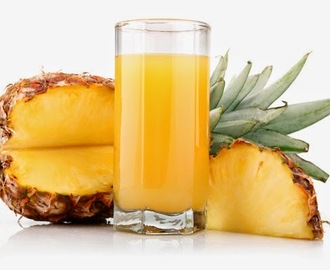 Sumo Detox de ananás e gengibre (Diurético & elimina impurezas)