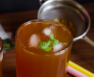 Ginger & Lemon Iced Tea - Summer Cooler Recipe