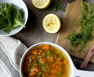 3 Day Detox Diet -- Detox Soup with Carrot & Green Beans
