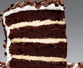 Devil's Food Cake with Peppermint Frosting