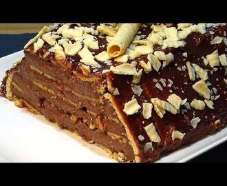 Receta Tarta flan de Nutella con galletas súper fácil - Recetas de cocin...
