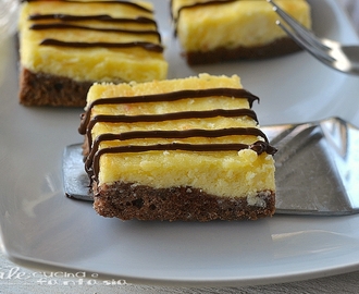 Brownie cheesecake al cioccolato ricetta dolce