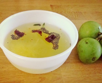 Appehuli/ Raw mango Rasam ~~Havyaka recipes