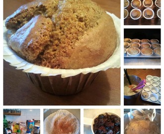 Muffins “sanísimos” con avena, trigo sarraceno y miel de arroz