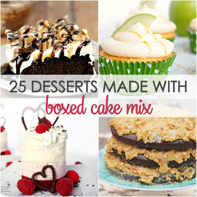25 Desserts Made with Boxed Cake Mix