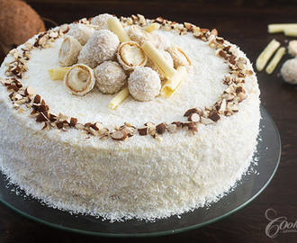 Almond Coconut Cake (Raffaello cake)