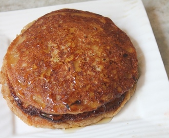 Eggless Wheat Bran Pancakes Recipe - Vegan Option Included