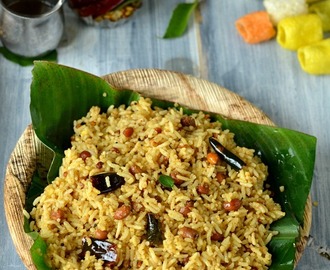 Puliyodharai / Puli Sadam / Tamarind Rice