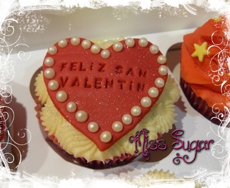 ¡¡FELIZ SAN VALENTÍN!! y receta de cupcakes de fresa con buttercream de fresa