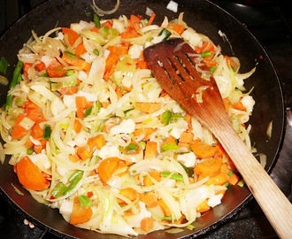 omlet z warzywami
