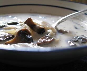 Slow Cooker/ Crock Pot Cream of Portabella Barley Soup