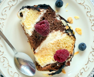 Metrowiec – dwukolorowe ciasto z kremem