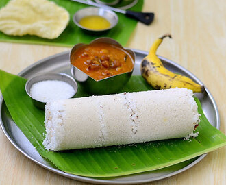 Kerala Puttu Recipe – How To Make Soft Rice Flour Puttu