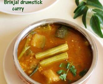Brinjal drumstick curry recipe