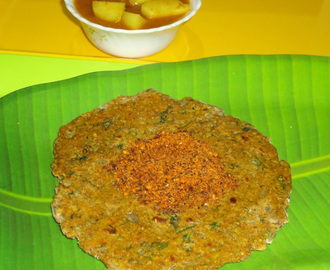 Bhajaniche thalipeeth recipe, multi grain flour thalipeeth