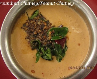 Peanut Chutney Without Coconut/Verkadalai Chutney without Coconut/Nilakadalai Chutney/Groundnut Chutney