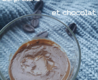 Crèmes végétales au praliné chocolat (recette thermomix)