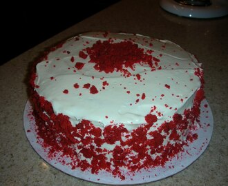 Southern Red Velvet Cake with Cream Cheese Frosting