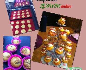 Cupcakes apéritifs Legum'andise, carottes, raisins secs et maroilles