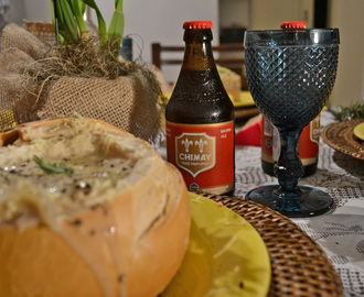 Harmonização especial dia dos Namorados BeerShop + Pimenta e Limão: Sopa de Cebola do Outback + Chimay