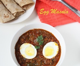 Egg Masala | Egg in Onion Tomato Masala | Side dish for roti