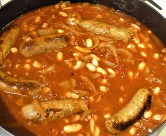 Quick and Easy Sausage and Canellini Bean Casserole Recipe