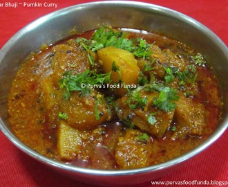 Bakar Bhaji ~ Spicy Pumkin Curry