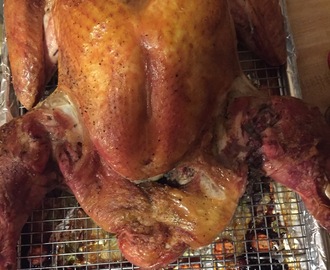 Spatchcock Your Way on Thanksgiving Day -Crisp Skinned Butterflied Roast Turkey