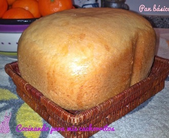 Pan básico (pan blanco en panificadora)